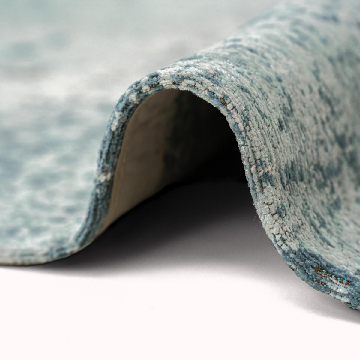 TEPPICH Neptune Virgin Land 170/240 cm - Blau, Textil (170/240cm) - Louis De Poortere