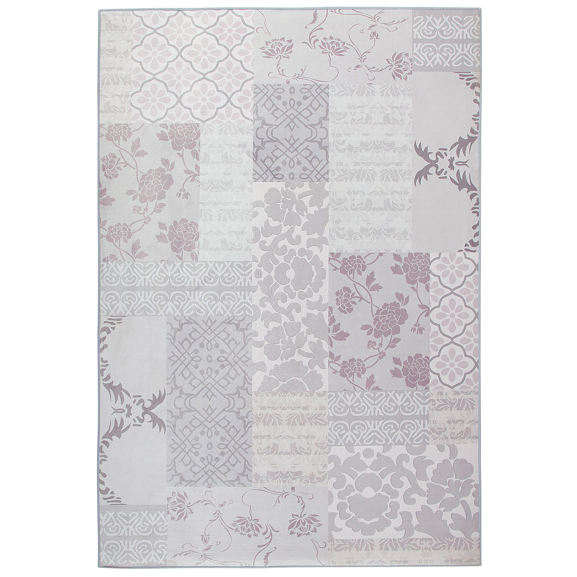 KURZFLOR-TEPPICH Ballica 230/160 cm - Grau, Kunststoff (160/230cm) - Beliani