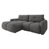 ECKSOFA Sandy - Schwarz/Grau, Holz/Kunststoff (238/165cm) - MIRJAN24