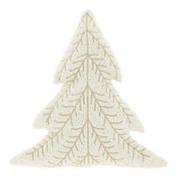 KISSEN Violet - Weiß - 40/40/ cm - Weiß, Textil (40/40cm) - Unique Living