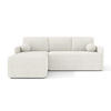 ECKSOFA Bloom Creme Bouclé - Creme, Textil (212/142cm) - Selsey