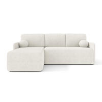 ECKSOFA Bloom Creme Bouclé - Creme, Textil (212/142cm) - Selsey