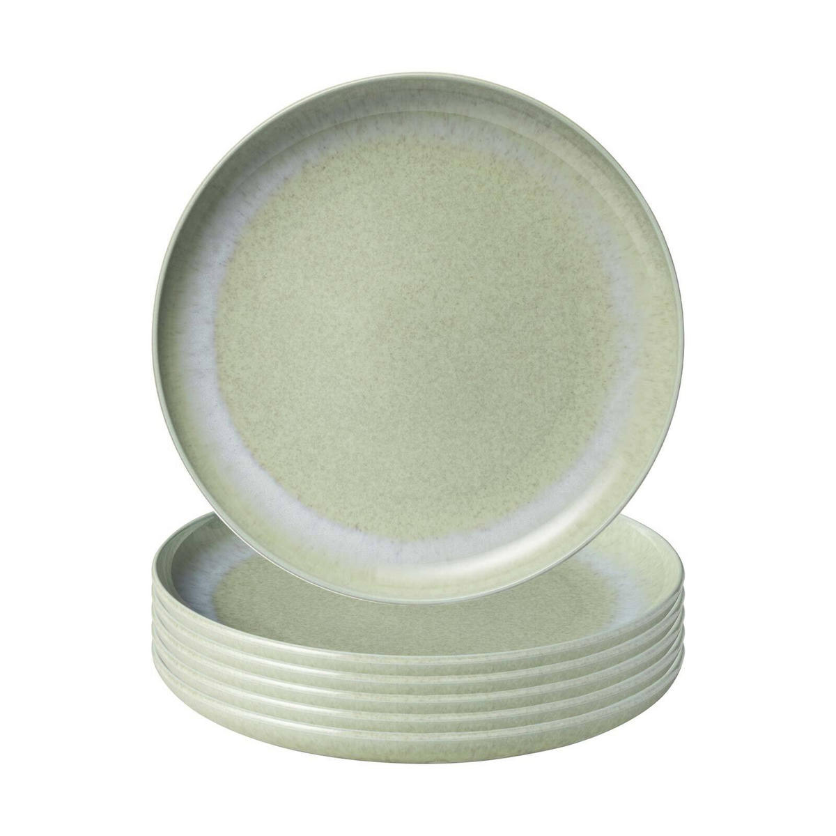 FRÜHSTÜCKSTELLER Perlemor Alga grün ø 23,8 cm 6er Set - Grün, Keramik (23.8cm) - like.Villeroy & Boch