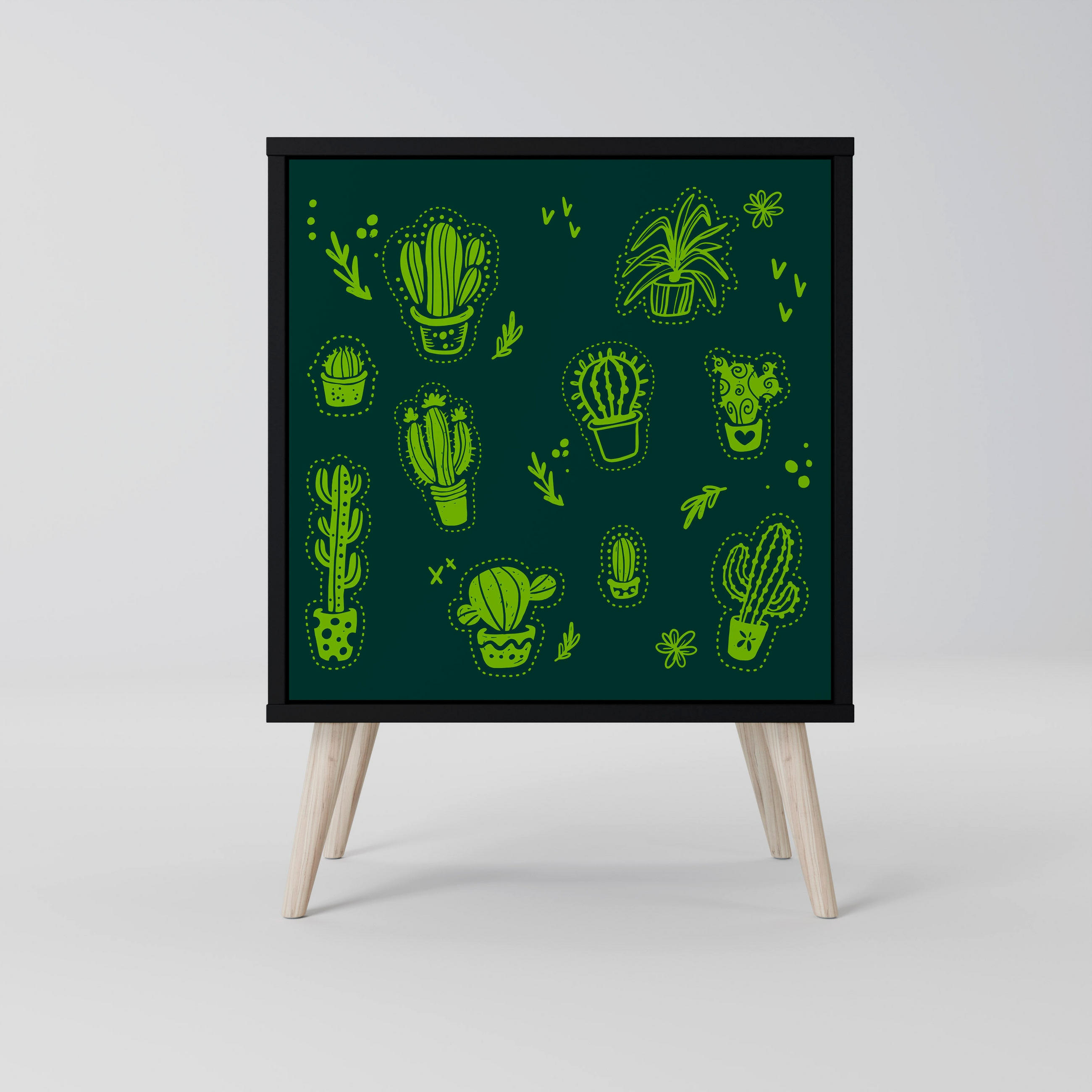 SpaceRebels Sideboard Schwarz 57.5x77.5x42 cm