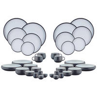 KOMPLETTSERVICE Gourmet - 36er-Set - Onyx - Schwarz, Keramik (1/1/1cm) - Björn