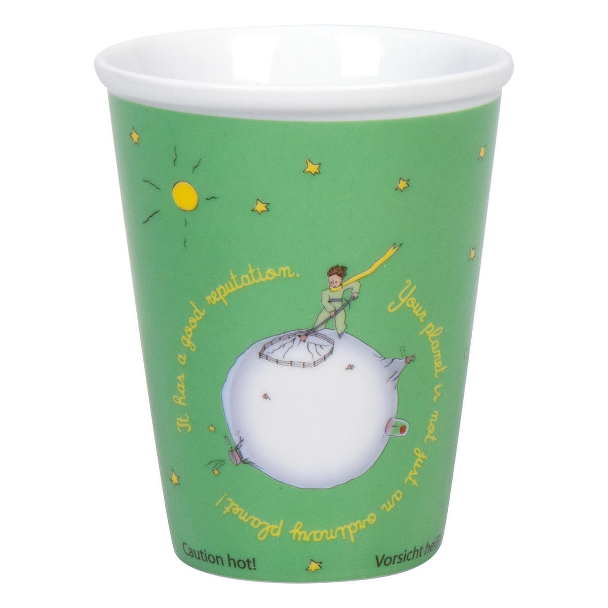 KAFFEEBECHER to go Little Prince - Save your planet - Naturfarben, Keramik (0.38L) - Könitz