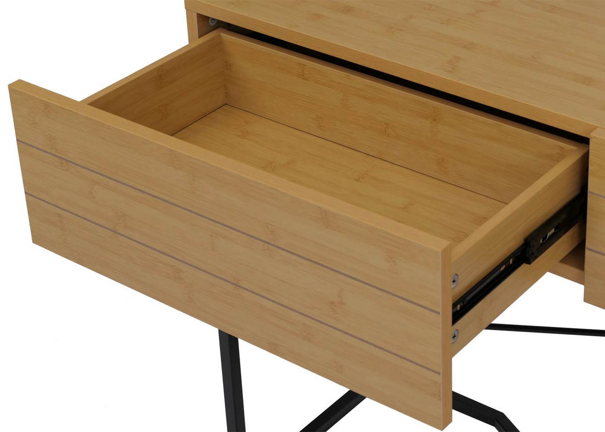 KONSOLENTISCH rechteck Braun - Hellbraun, Holz (40/120/81cm) - MCW