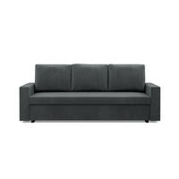 SOFA 3-SITZER MIT SCHLAFFUNKTION NEO, Dunkelgrau - Grau, Textil (220/92/92cm) - Mebligo