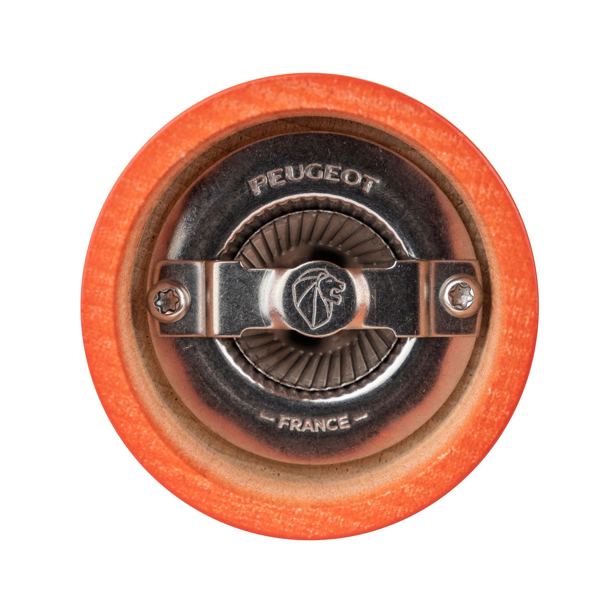 SALZMÜHLE Bistro 10cm Buchenholz Terracotta Stahlmahlwerk - Orange, Holz (5.3/10/5.3cm) - PEUGEOT
