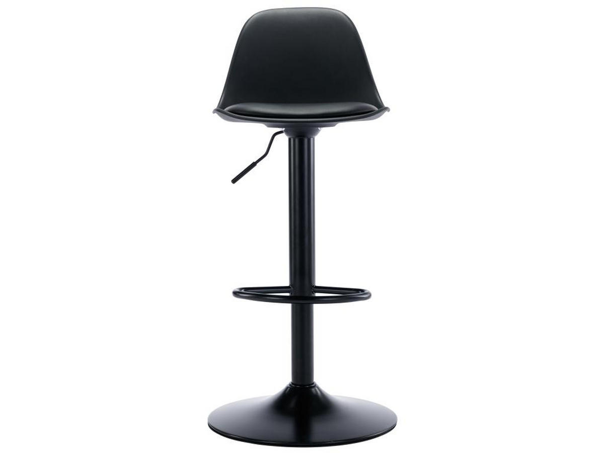 BARHOCKER 2er-Set - Polypropylen & Metall - Schwarz - XAFY - Schwarz, Kunststoff (39/101.5/41cm) - Vente-Unique