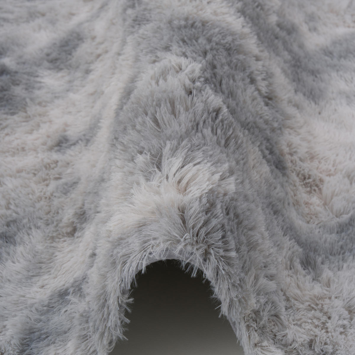 HOCHFLOR SHAGGY TEPPICH FLUFFY - Grau, Textil (160/230cm) - Pergamon