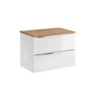 WASCHTISCHUNTERSCHRANK 80.4cm April Weiß - Weiß, Holzwerkstoff (80.4/59/46cm) - Petits-meubles