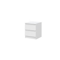 NACHTTISCH Weiß 40/50/43 - Weiß, Holzwerkstoff (40/50/43cm) - RAUMHIRSCH FURNITURE