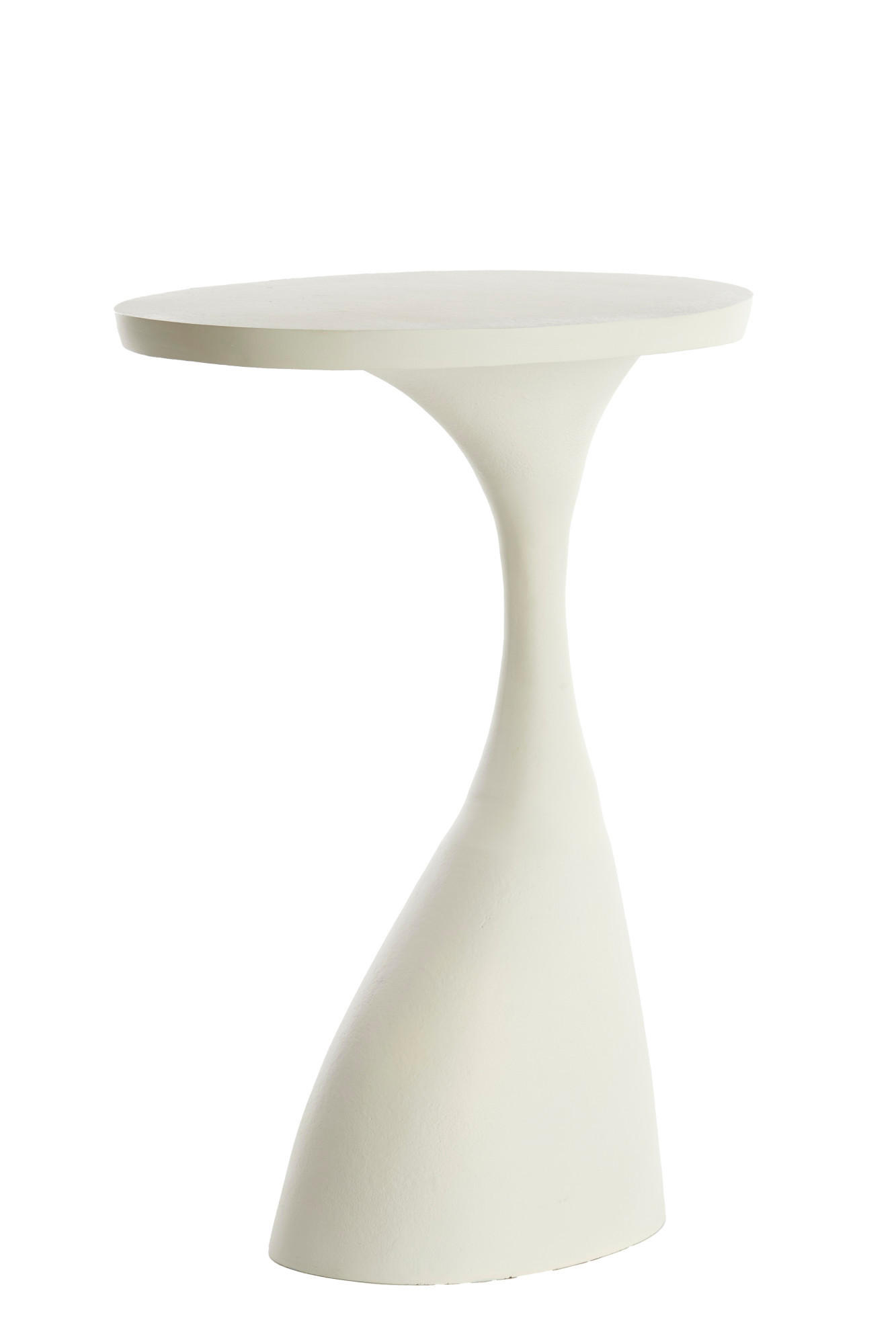 BEISTELLTISCH Macau Weiß 40/33/61 cm - Weiß, Metall (40/33/61cm) - Light & Living