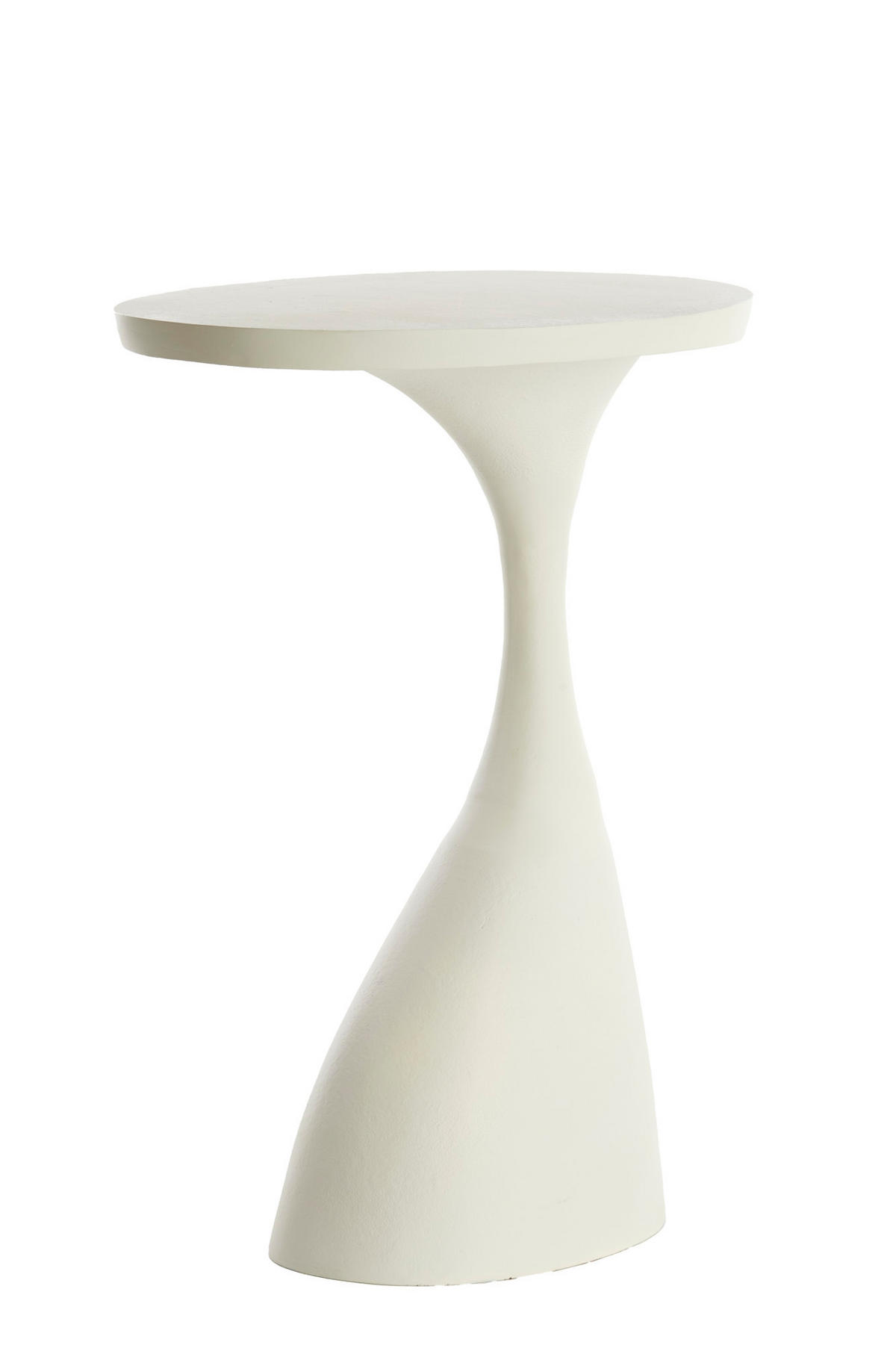 BEISTELLTISCH Macau Weiß 40/33/61 cm - Weiß, Metall (40/33/61cm) - Light & Living