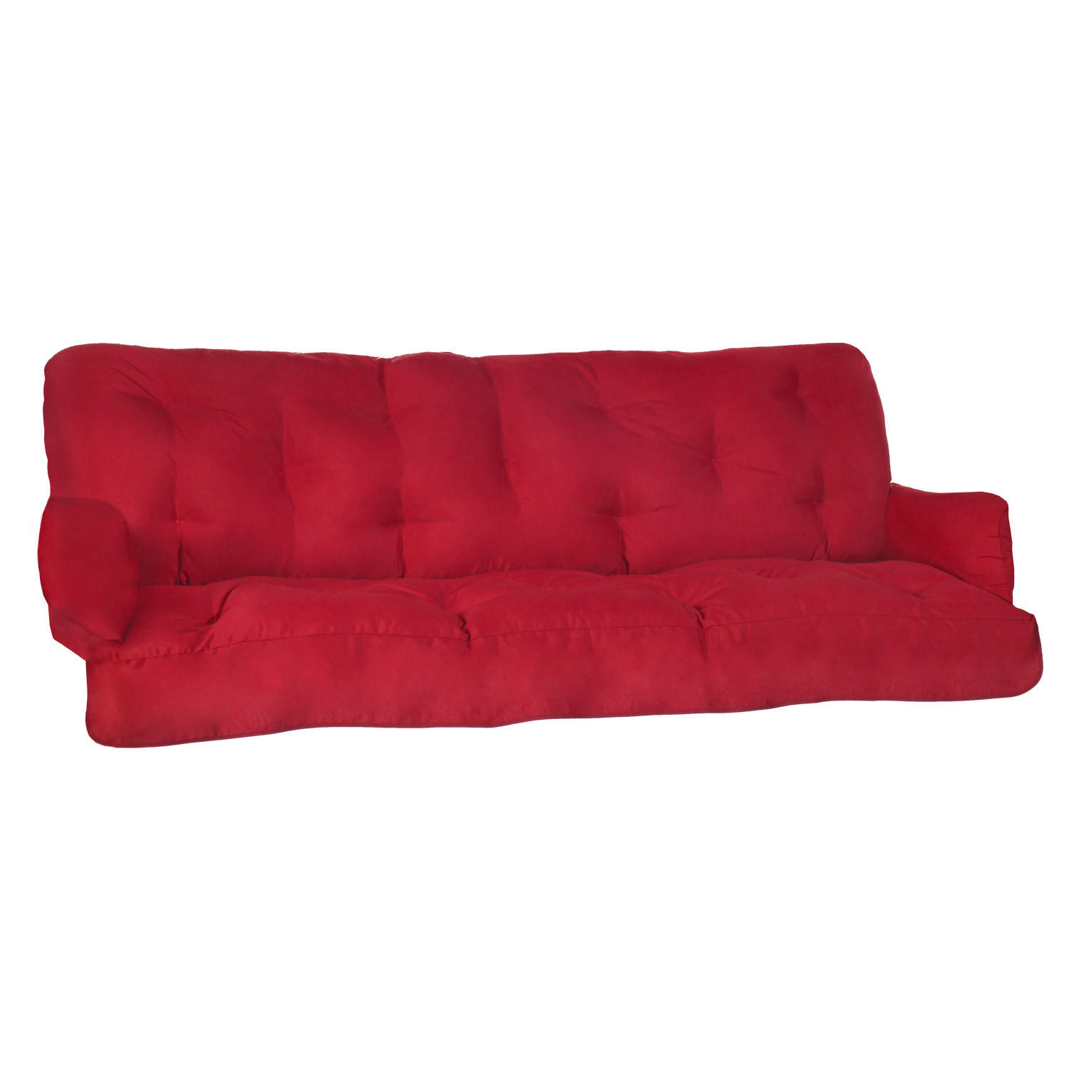 AUFLAGE für Hollywoodschaukel Flair HS 180/50/8cm Rot - Rot, Textil (50/8/180cm) - Beautissu 