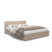 BETT Sonoma Eiche ALDO Mit Matratze Und Bettkasten 120x200 cm - Beige, Textil (120/200cm) - Sepro Meble