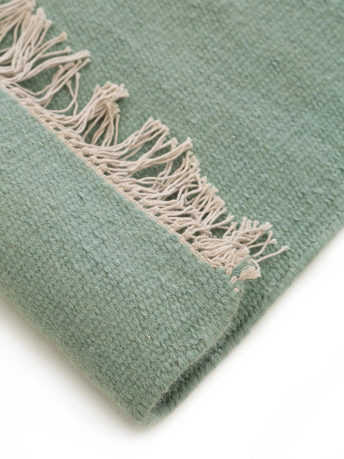 WOLLTEPPICH Liv Hellgrün 200x300 cm - Hellgrün, Textil (200/300cm) - benuta Pop