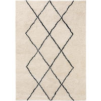 WOLLTEPPICH Berber Cream 120x170 cm - Creme, Textil (120/170cm) - benuta Pure