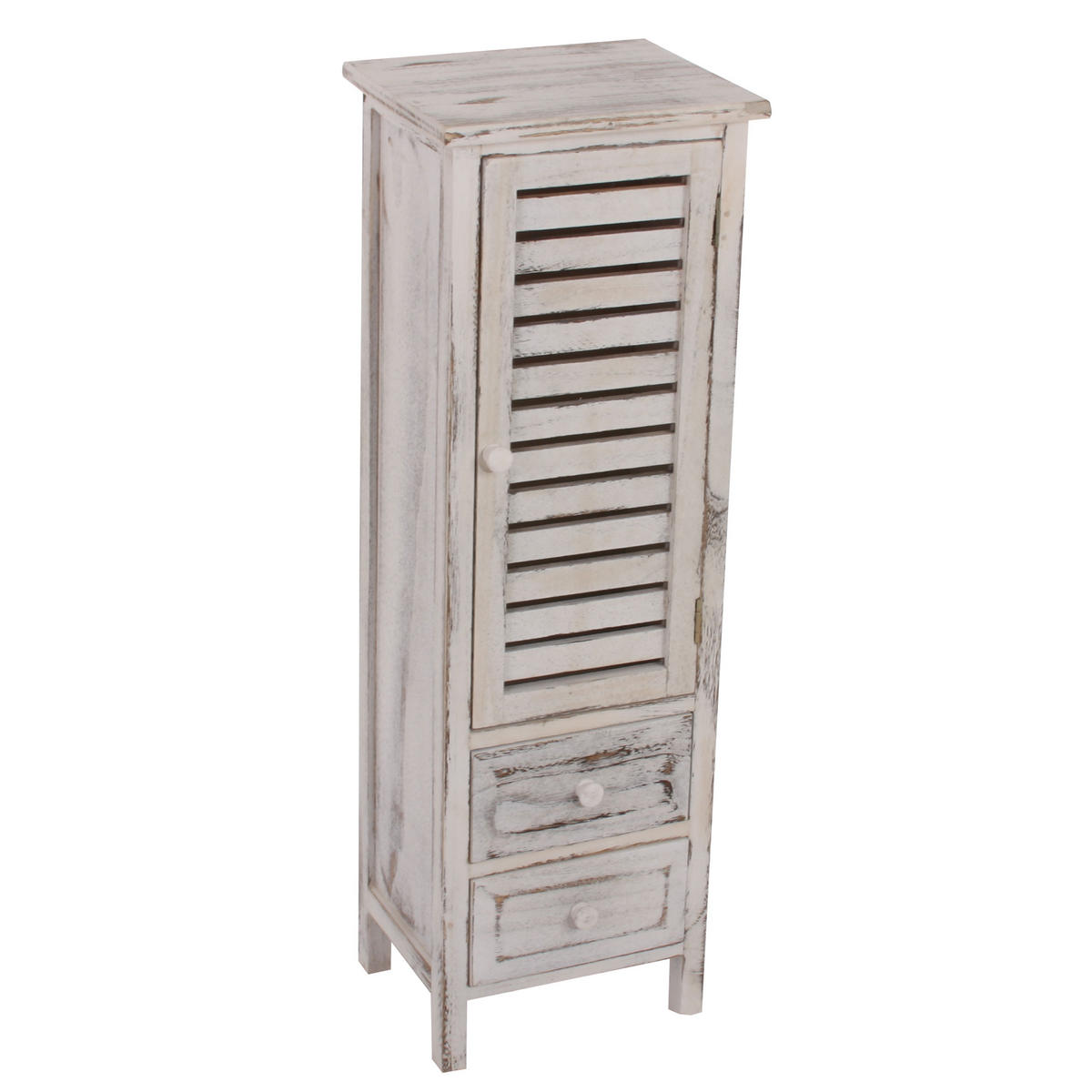 KOMMODE SCHRANK Weiß - Weiß, Holz (30/91/25cm) - MCW