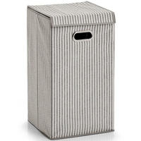 WÄSCHEKORB faltbarer Wäschekorb 60 l 32/32/57 cm - Grau, Textil (32/57/32cm) - ZELLER