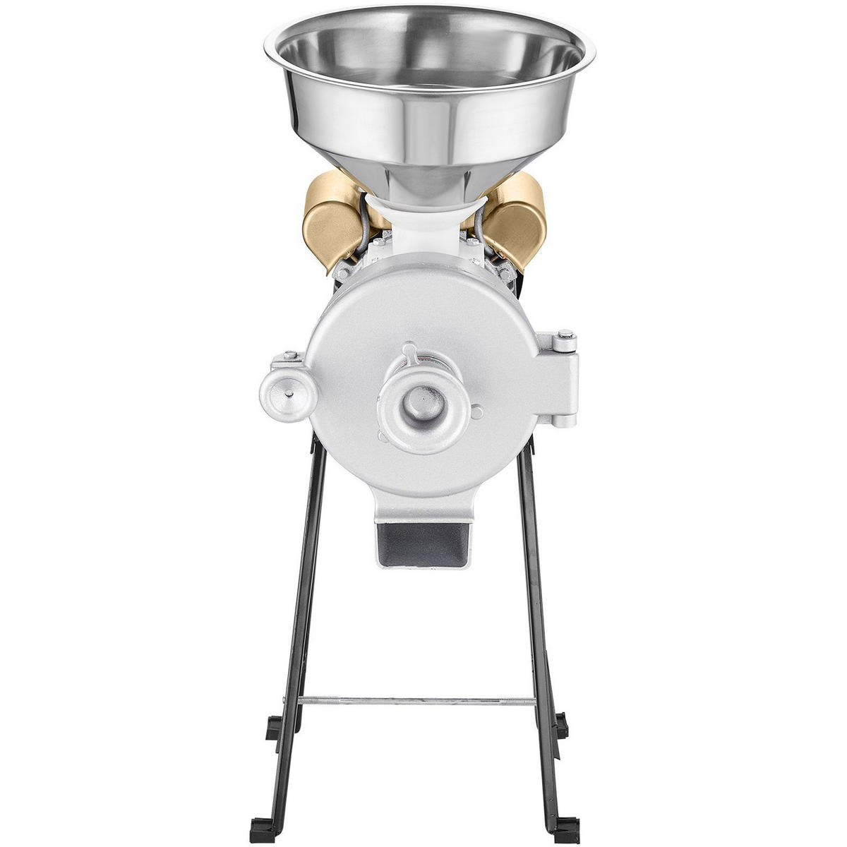 ELEKTRISCHE Getreidemühle 3000W, gewerbliche Maismühle mit Trichter, Edelstahl - Silberfarben, Metall (32/34.01/77.01cm) - Rolipo