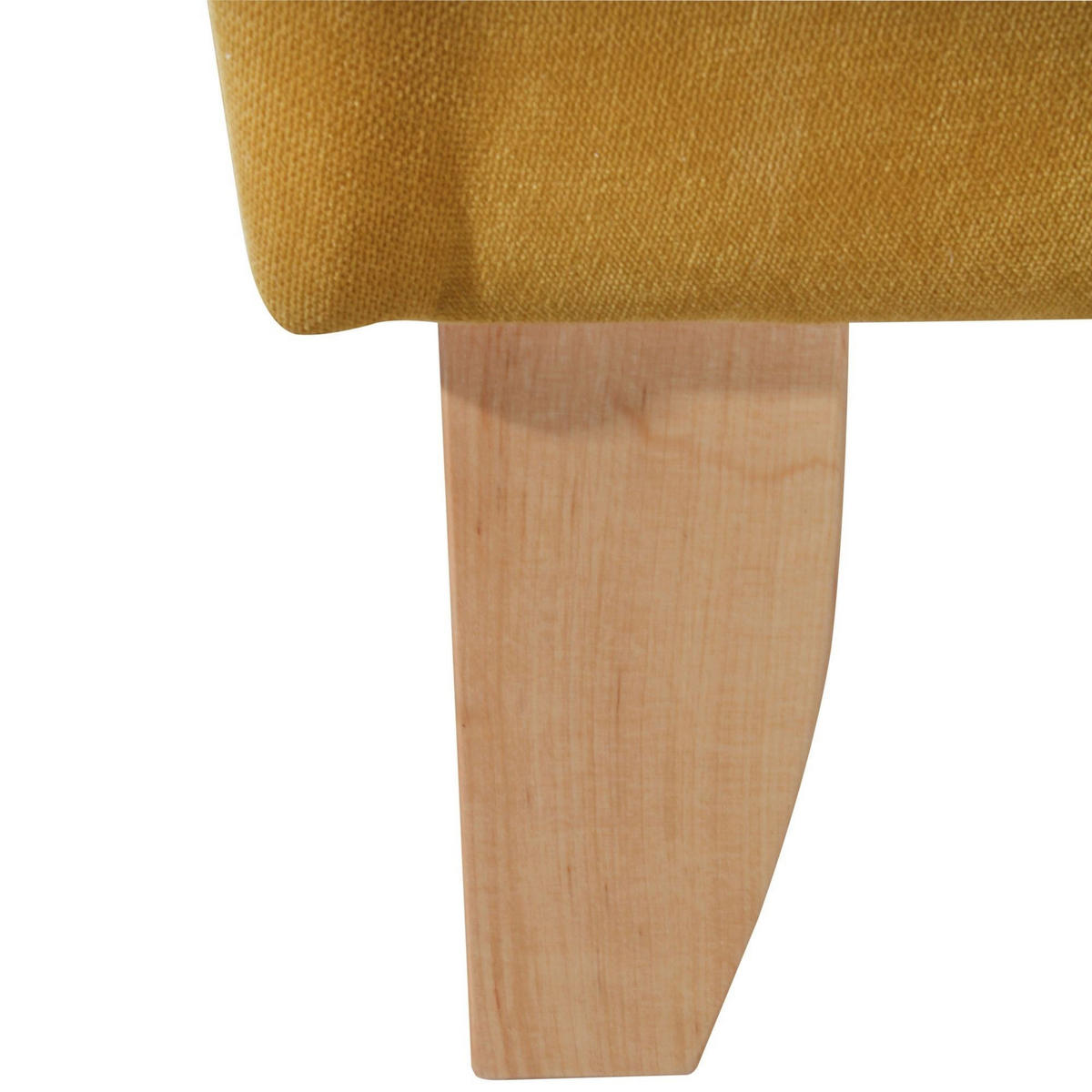 OHRENSESSEL Katria Bezug Veloursstoff Buche natur / mais - Gelb, Kunststoff (88/108/84cm) - 58aufmkessel