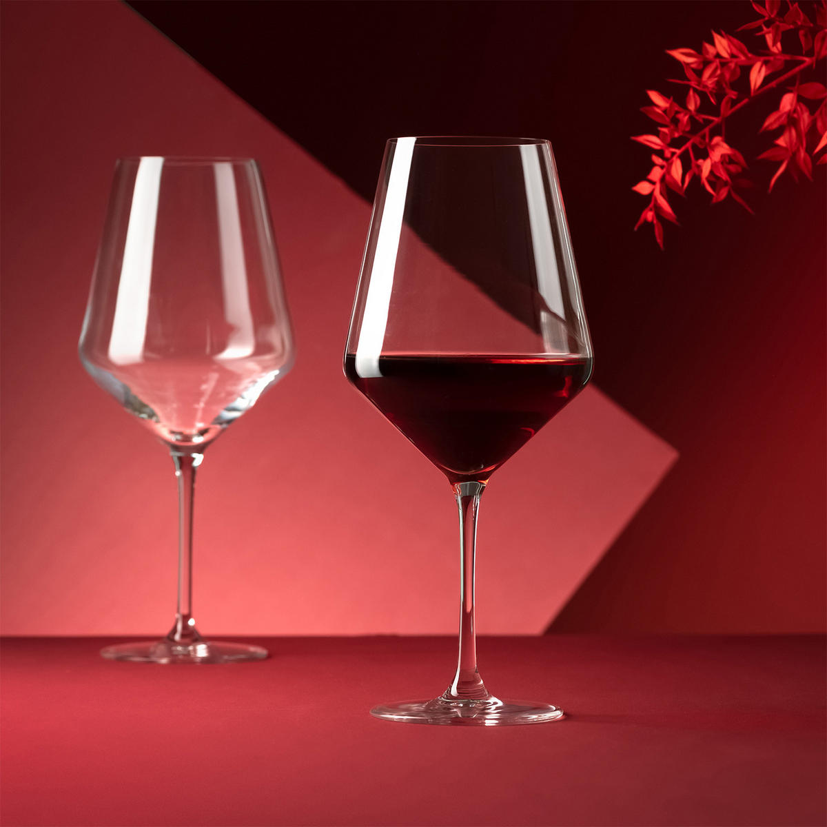 ROTWEINGLÄSER, 4er-Set, 730 ml - Transparent, Glas (0.73L) - Krosno Glass