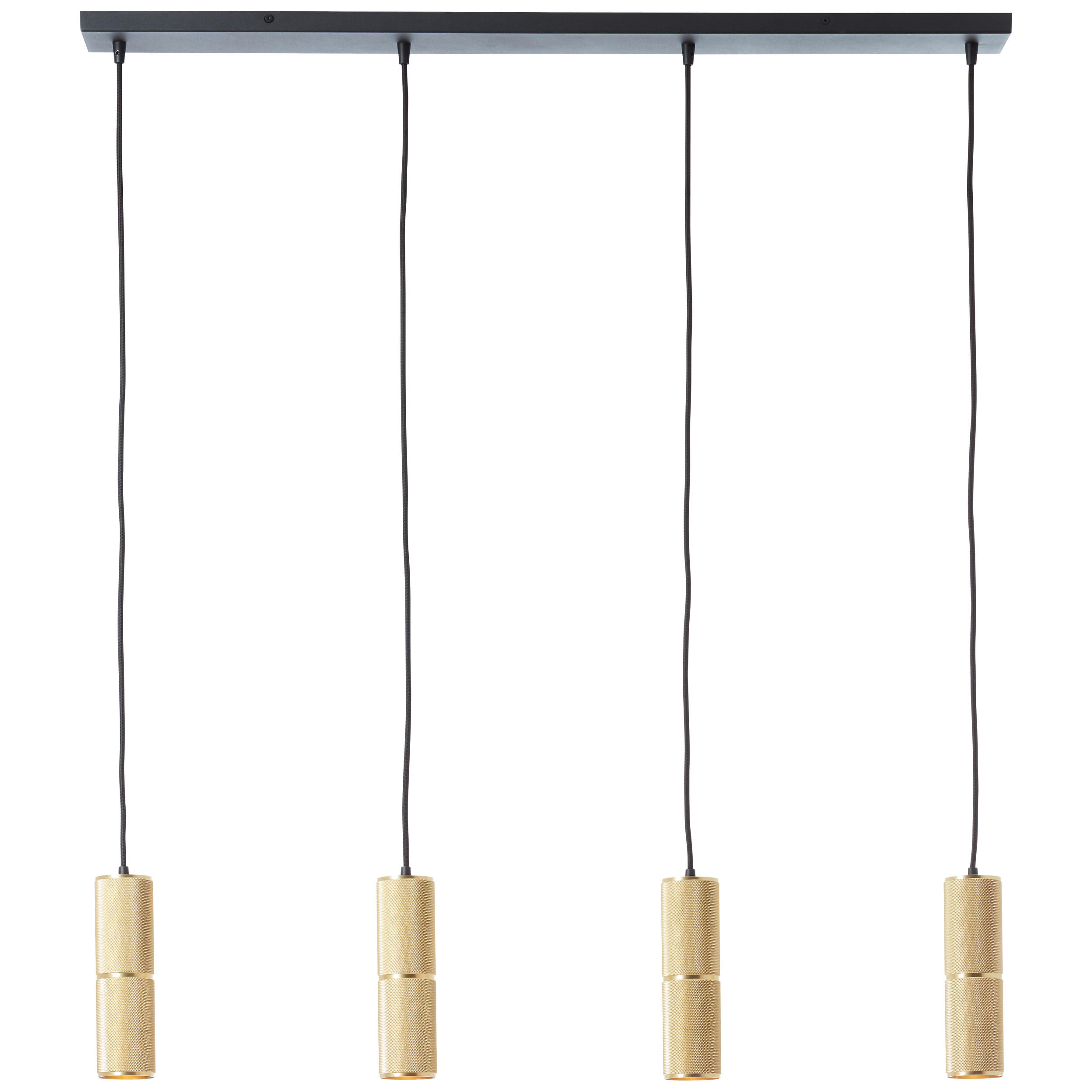 Brilliant Pendelleuchte Schwarz 92x150x10 cm