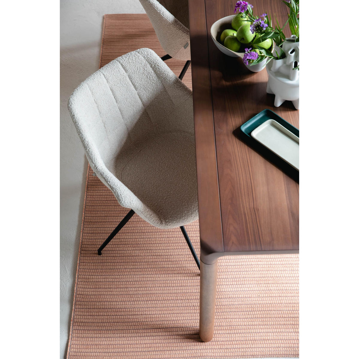 ESSTISCH Storm 160x90 cm Walnussfarbe - Braun, Holz (160/90/76cm) - Zuiver