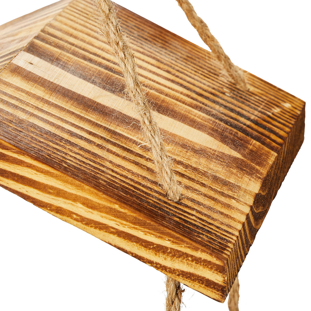 VOGELFUTTERHAUS - Hellbraun, Holz/Kunststoff (20/73/20cm) - Relaxdays