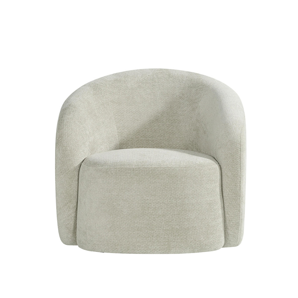 SESSEL Alby Beige 88/82/81 cm - Weiß, Textil (82/81/88cm) - LABEL51