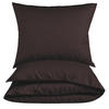 BETTWÄSCHE 135x200 Renforce Bettbezug aus 100% Baumwolle - Braun einfarbig - Braun, Textil (135/200cm) - Carpe Sonno