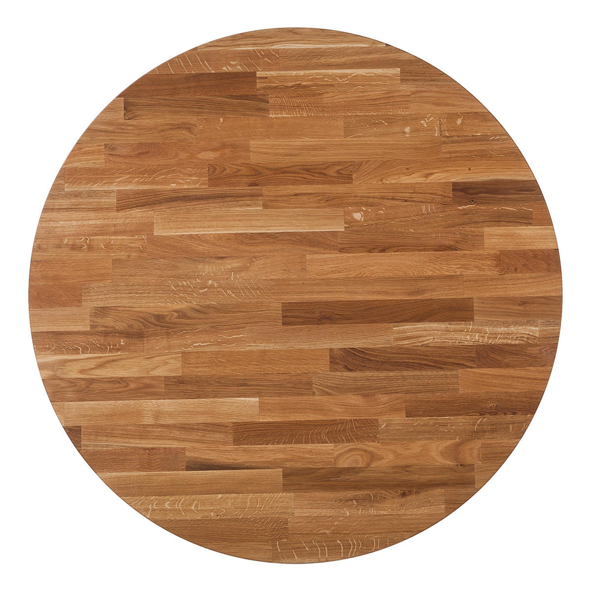 ESSTISCH - Massivholz - Eichefarben, Holz (120/120/75cm) - home24