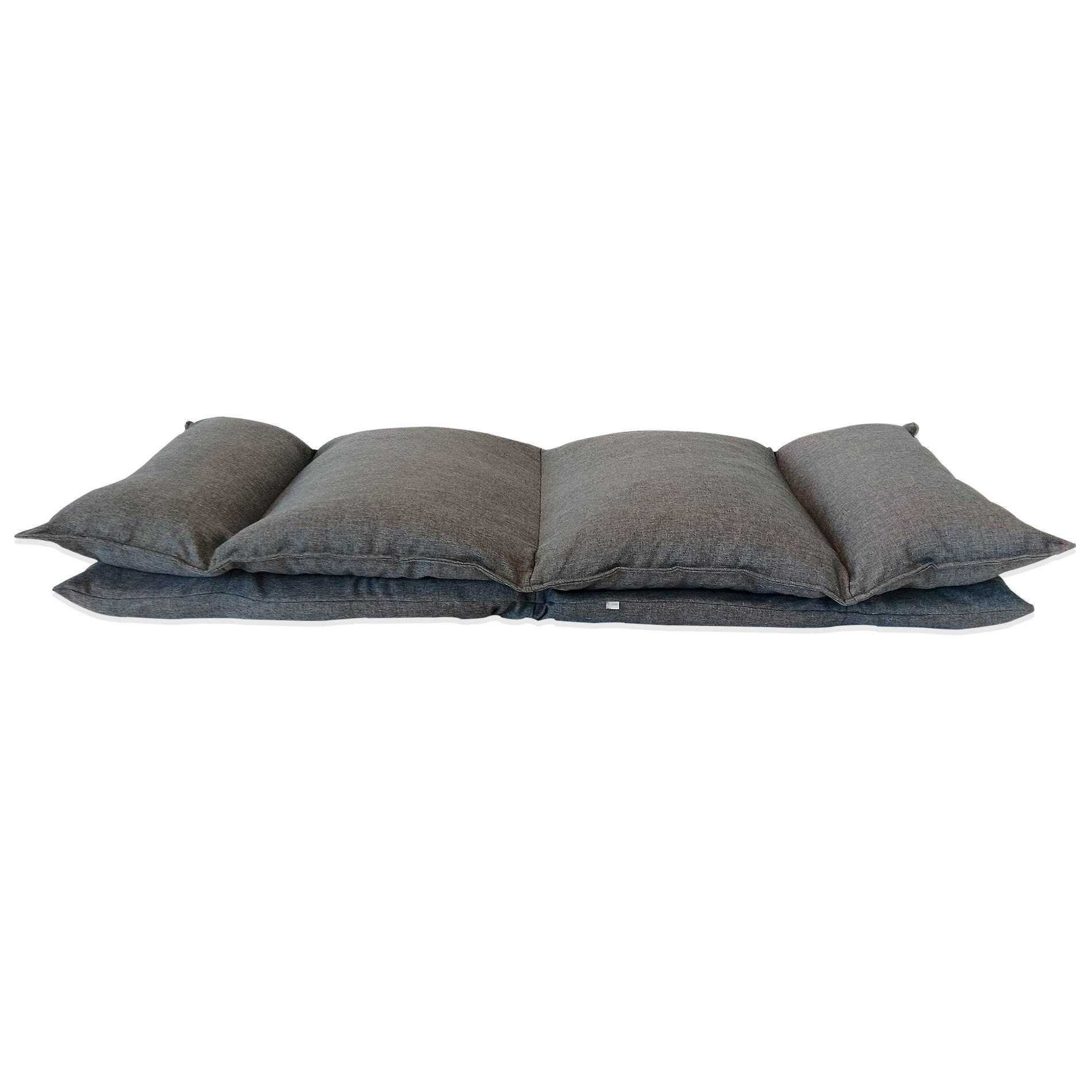 MEDITATIONSTUHL Grau 56/140/15 cm - Grau, Textil (56/15/140cm) - Mobili Rebecca