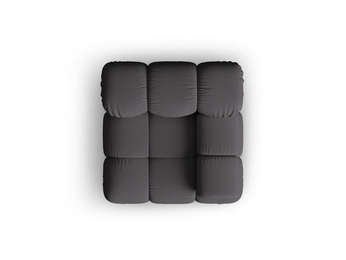 MODUL rechts Bellis aus 3D-Stoff expresso - Graubraun, Textil (94/70/94cm) - Micadoni