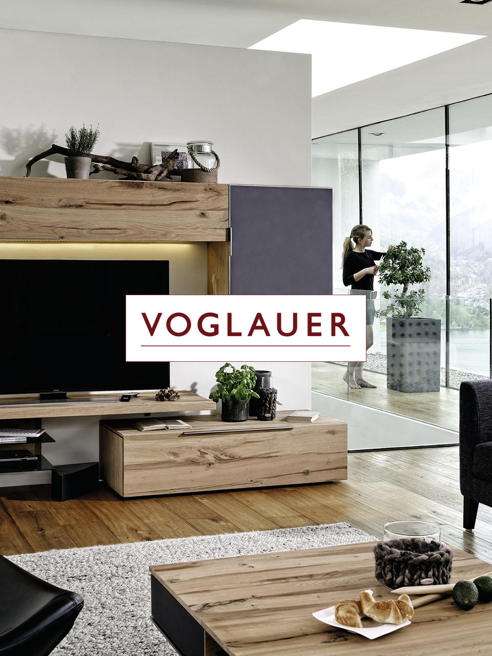 Voglauer Marke Wohnzimmer Wohnwand