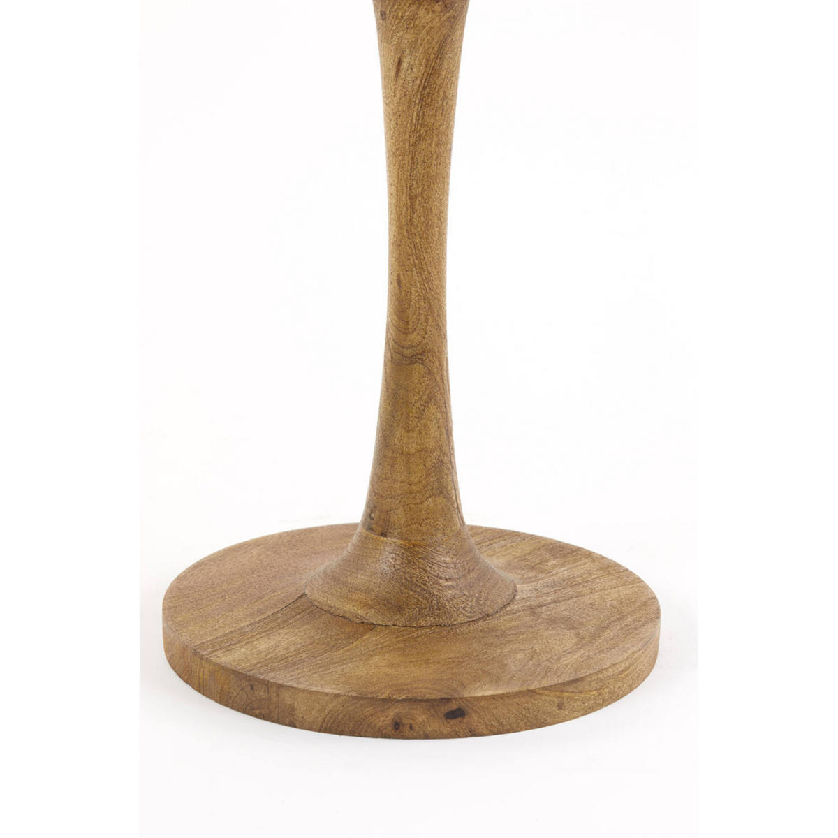 BEISTELLTISCH BICABA - Braun - Ø50x55cm - Braun, Holz (50/50/55cm) - Light & Living