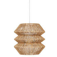 HÄNGELAMPE Liza Ø 38 cm - Braun, Naturmaterialien (38/37.5/38cm) - Atmosphera Createur d´interieur
