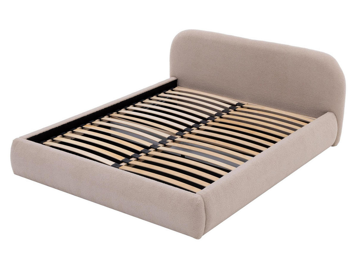 POLSTERBETT Talori - Eichefarben/Beige, Holz/Holzwerkstoff (180/200cm) - MIRJAN24