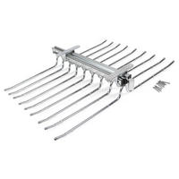 HOSENBÜGEL Ausziehbarer doppelter für Schränke, Verchromt, Stahl und Kunststoff - Chromfarben, Metall (47/11/66.5cm) - EMUCA