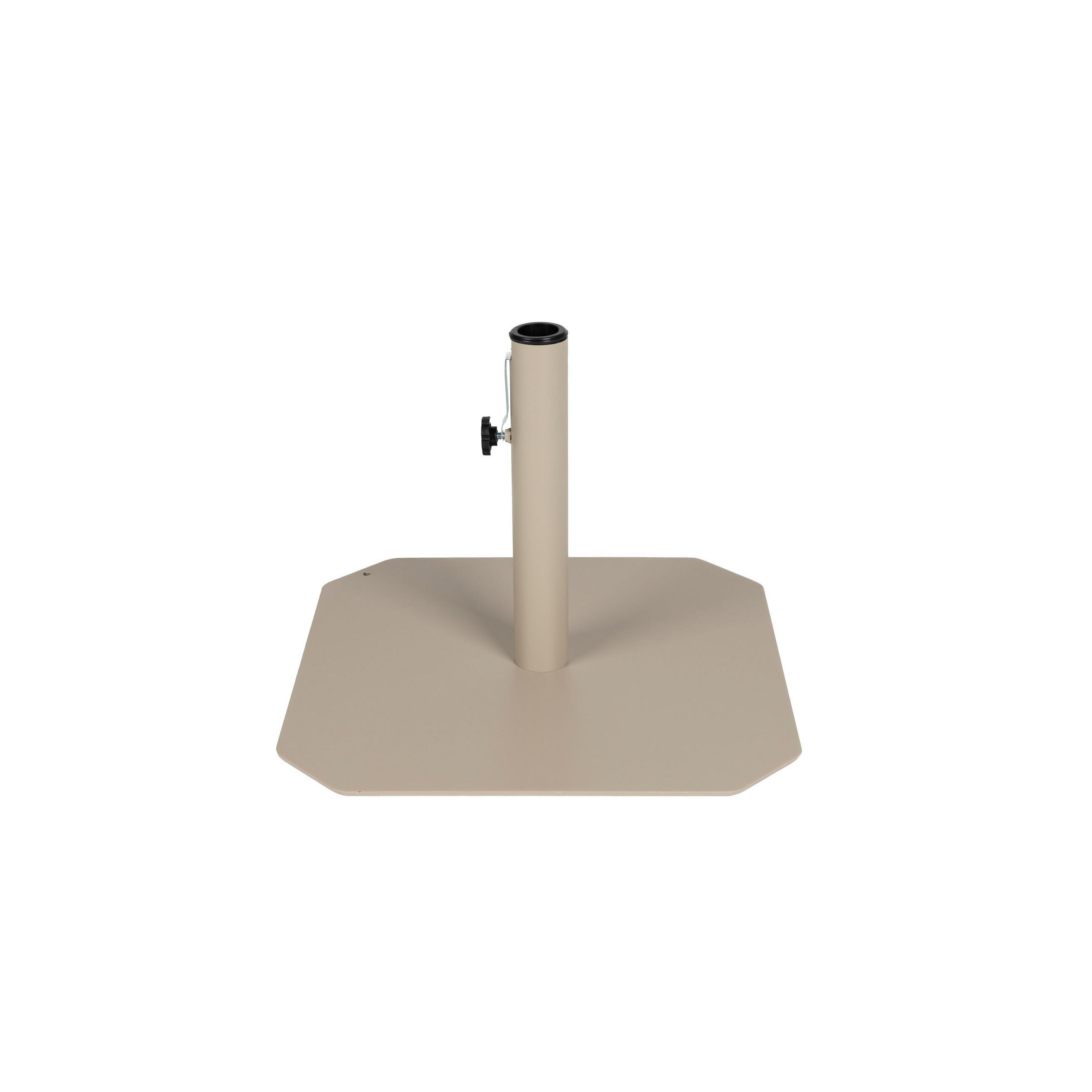 SONNENSCHIRMSTÄNDER Sunshine Braun - Beige, Metall (50/50cm) - Zuiver