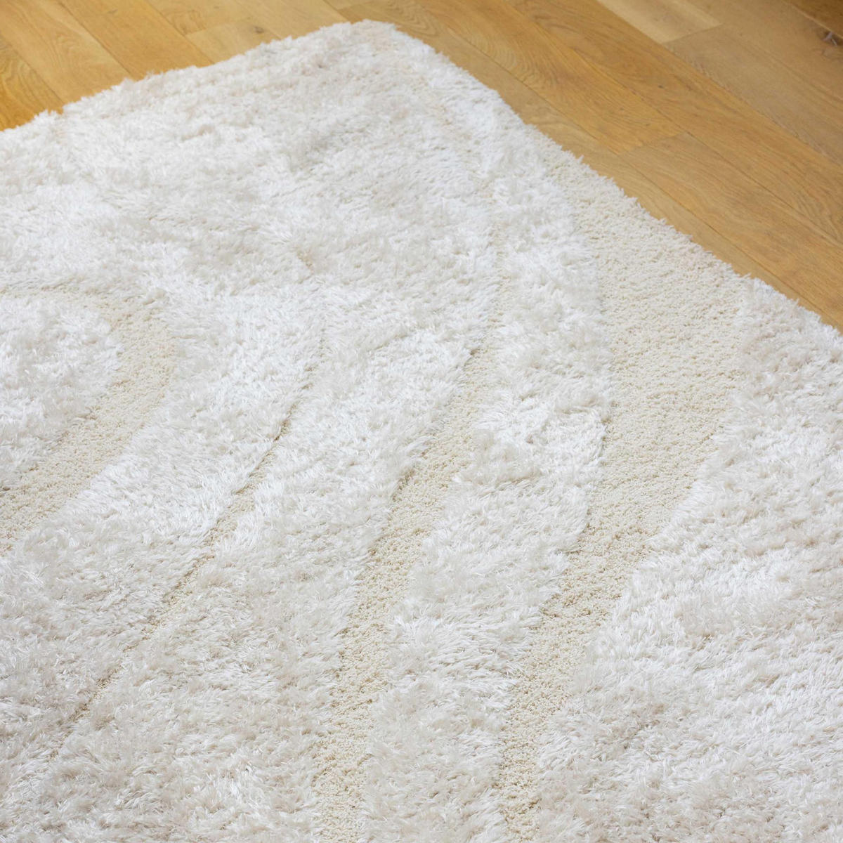 TEPPICH Alivio schneeweiß 160 x 230 x 1 cm - Weiß, Textil (160/230cm) - Vivaraise