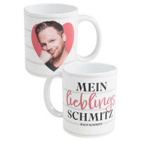KAFFEEBECHER Ralf Schmitz Mein Lieblings-Schmitz Mehrfarbig 320 ml - Multicolor, Keramik (0.32L) - United Labels