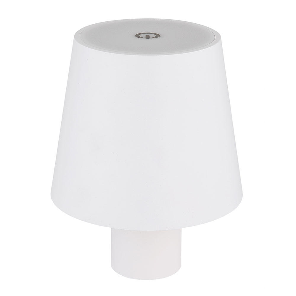 LED TISCHLEUCHTE Vannie Weiß - Weiß, Kunststoff (10.6/10.6/13cm) - Globo Lighting