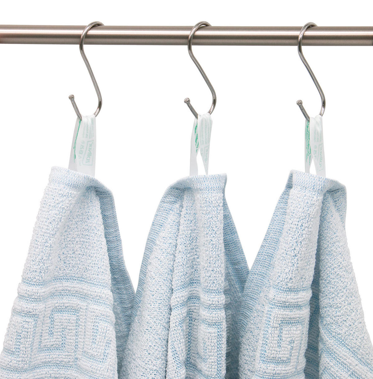 HANDTÜCHER, 10er-Set, 50x100 cm, 80% Baumwolle, 20% Polyester, Blau - Blau, Naturmaterialien (50/100cm) - Zollner