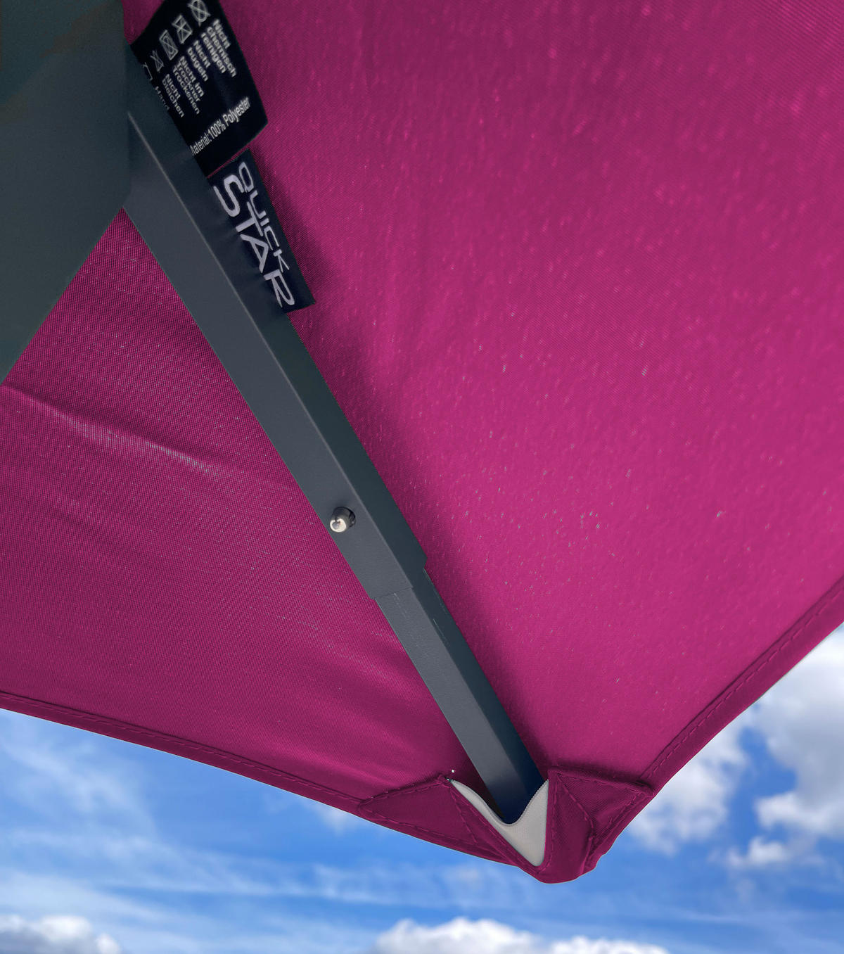 ERSATZDACH Pavillon 3/3 m Beere - Lila, Textil (297/1/297cm) - QUICK STAR