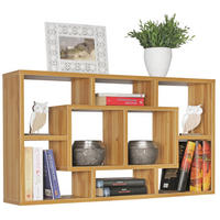 HÄNGEREGAL ARIK Wandregal modern - Buchefarben, Holzwerkstoff (85/47.5/16cm) - tinkaro