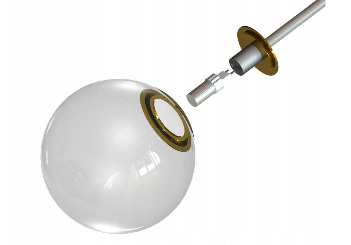 PENDELLEUCHTE ECRU II - Beige/Goldfarben, Glas/Metall (75/75/31cm) - kiki design