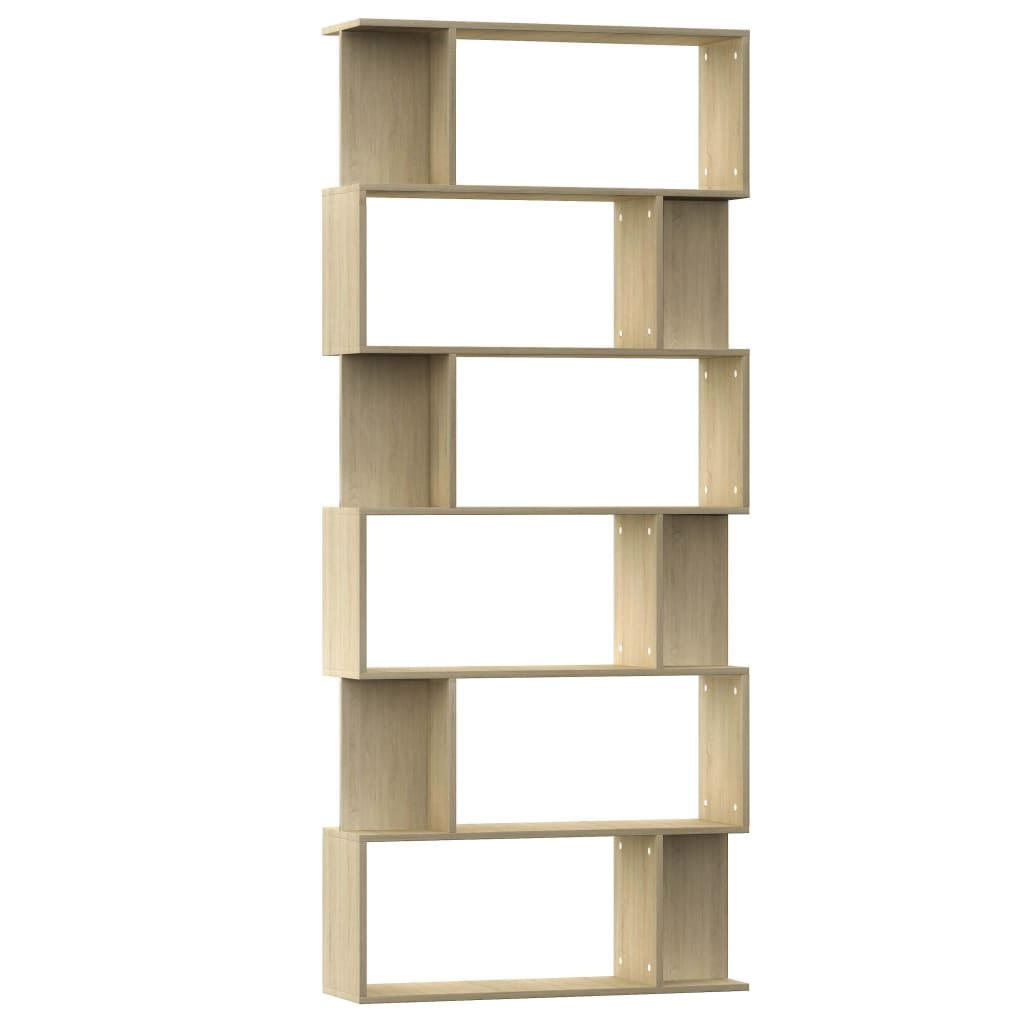 vidaXL Bücherregal Sonoma Eiche 80x192x24 cm